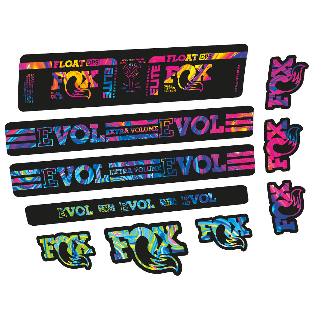 Adesivi Ammortizzatore Fox Float DPS Elite in vinile