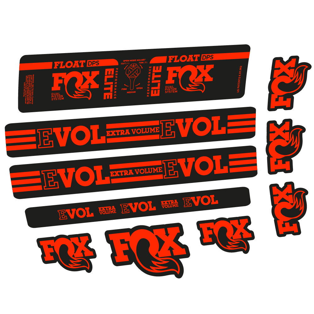 Adesivi Ammortizzatore Fox Float DPS Elite Amortisseur in vinile