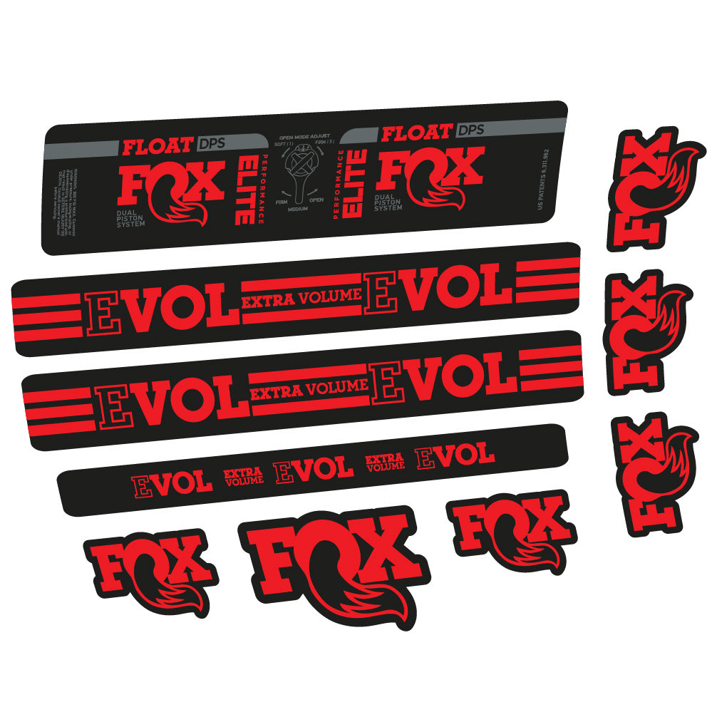 Adesivi Ammortizzatore Fox Float DPS Elite Amortisseur in vinile