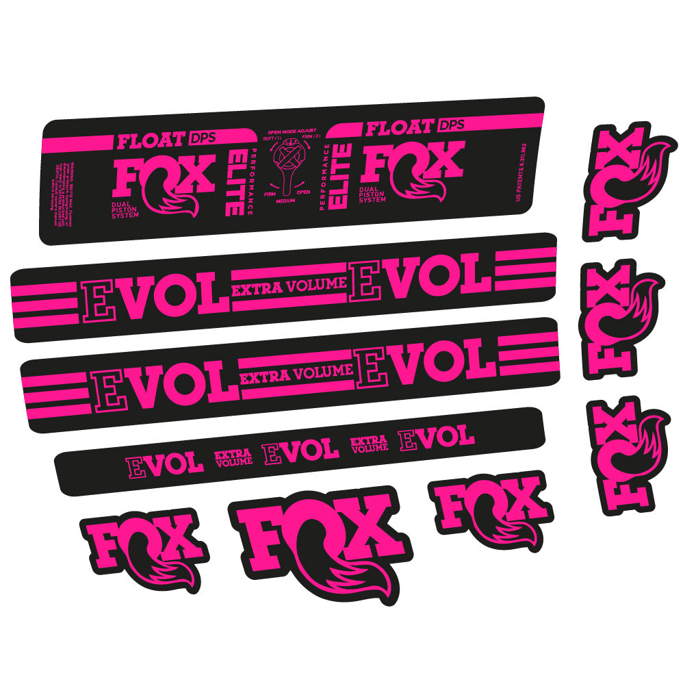 Adesivi Ammortizzatore Fox Float DPS Elite Amortisseur in vinile