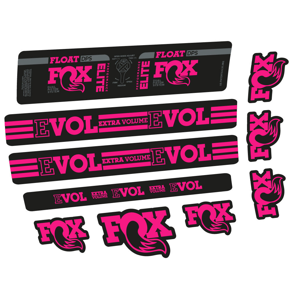 Adesivi Ammortizzatore Fox Float DPS Elite Amortisseur in vinile