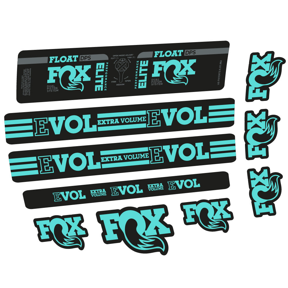Adesivi Ammortizzatore Fox Float DPS Elite Amortisseur in vinile