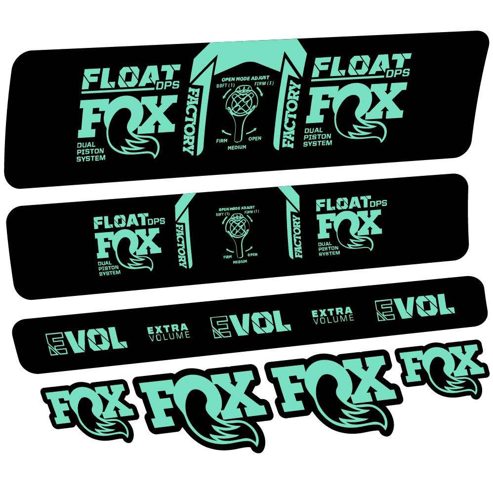 Adesivi Ammortizzatore Fox Float DPS Factory 2021 in vinile