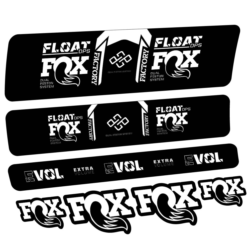 Adesivi Ammortizzatore Fox Float DPS Factory Remote 2021 in vinile