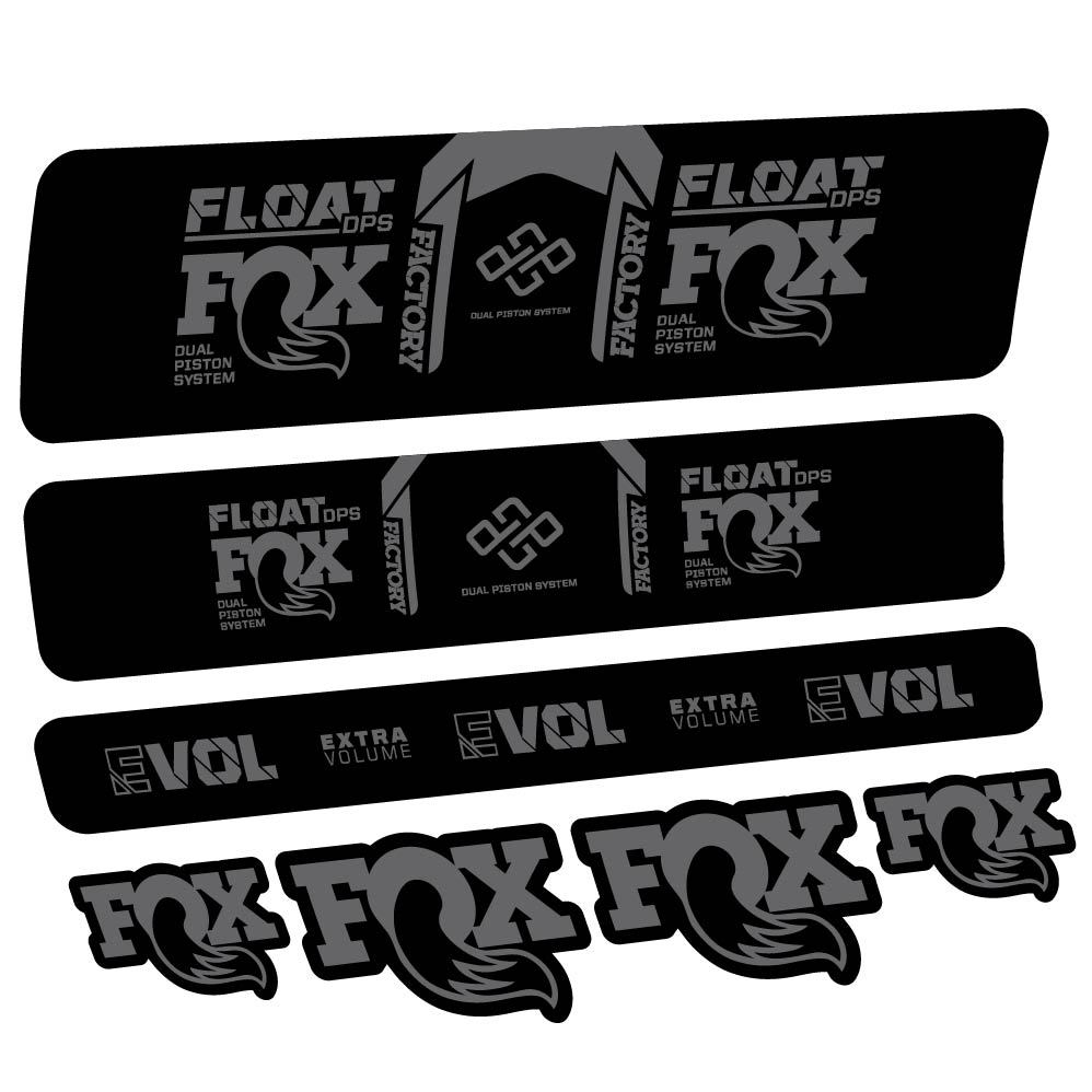Adesivi Ammortizzatore Fox Float DPS Factory Remote 2021 in vinile