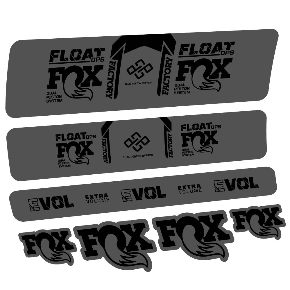 Adesivi Ammortizzatore Fox Float DPS Factory Remote 2021 in vinile