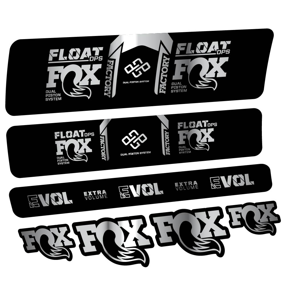 Adesivi Ammortizzatore Fox Float DPS Factory Remote 2021 in vinile