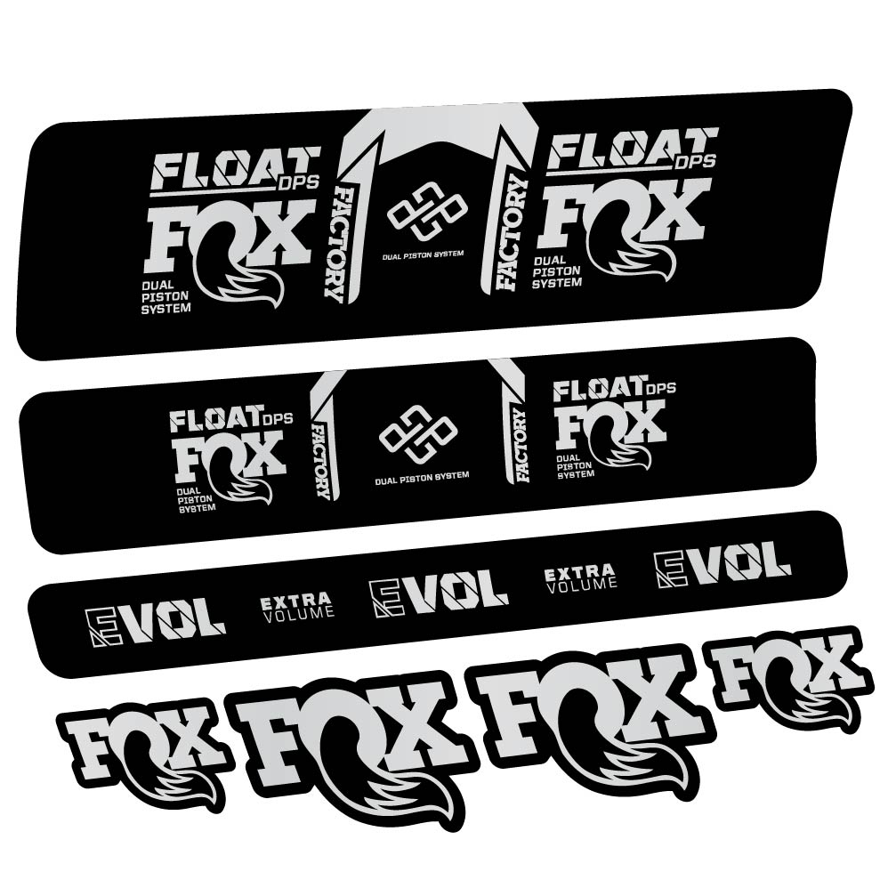 Adesivi Ammortizzatore Fox Float DPS Factory Remote 2021 in vinile