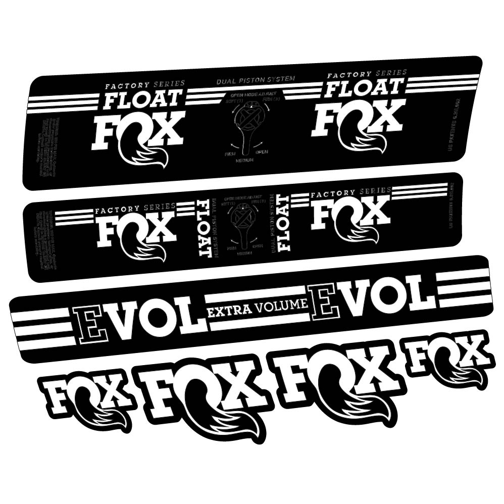 Adesivi Ammortizzatore Fox Float DPS Factory 2016 in vinile