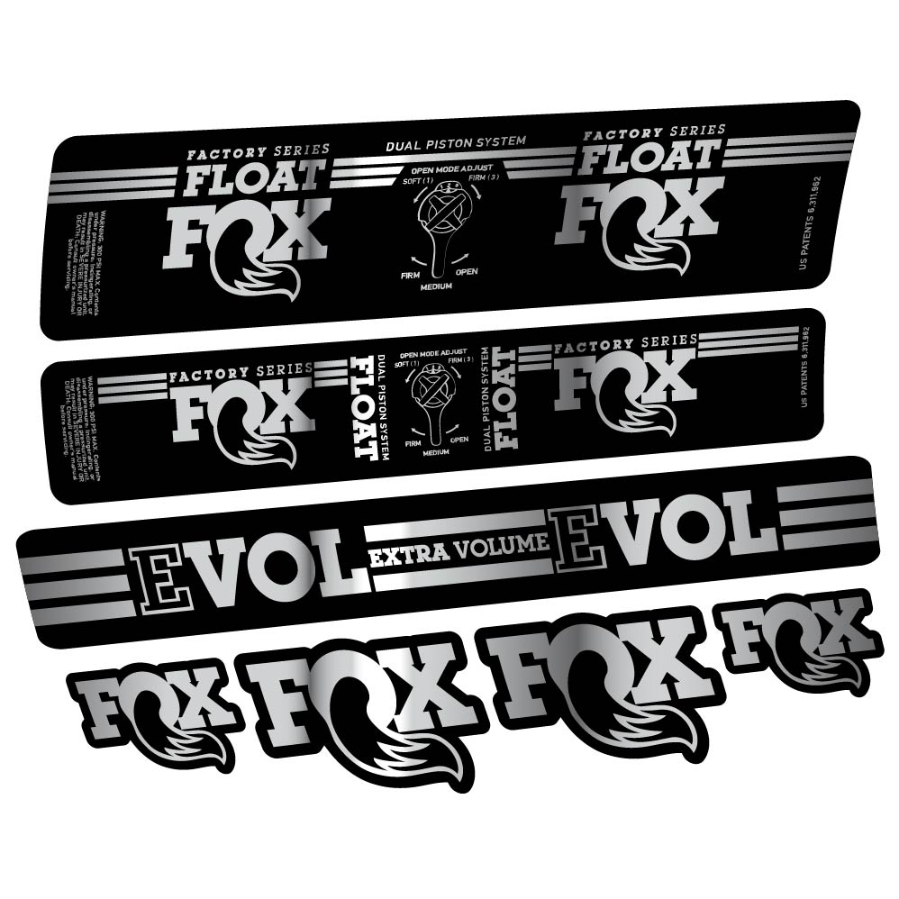 Adesivi Ammortizzatore Fox Float DPS Factory 2016 in vinile