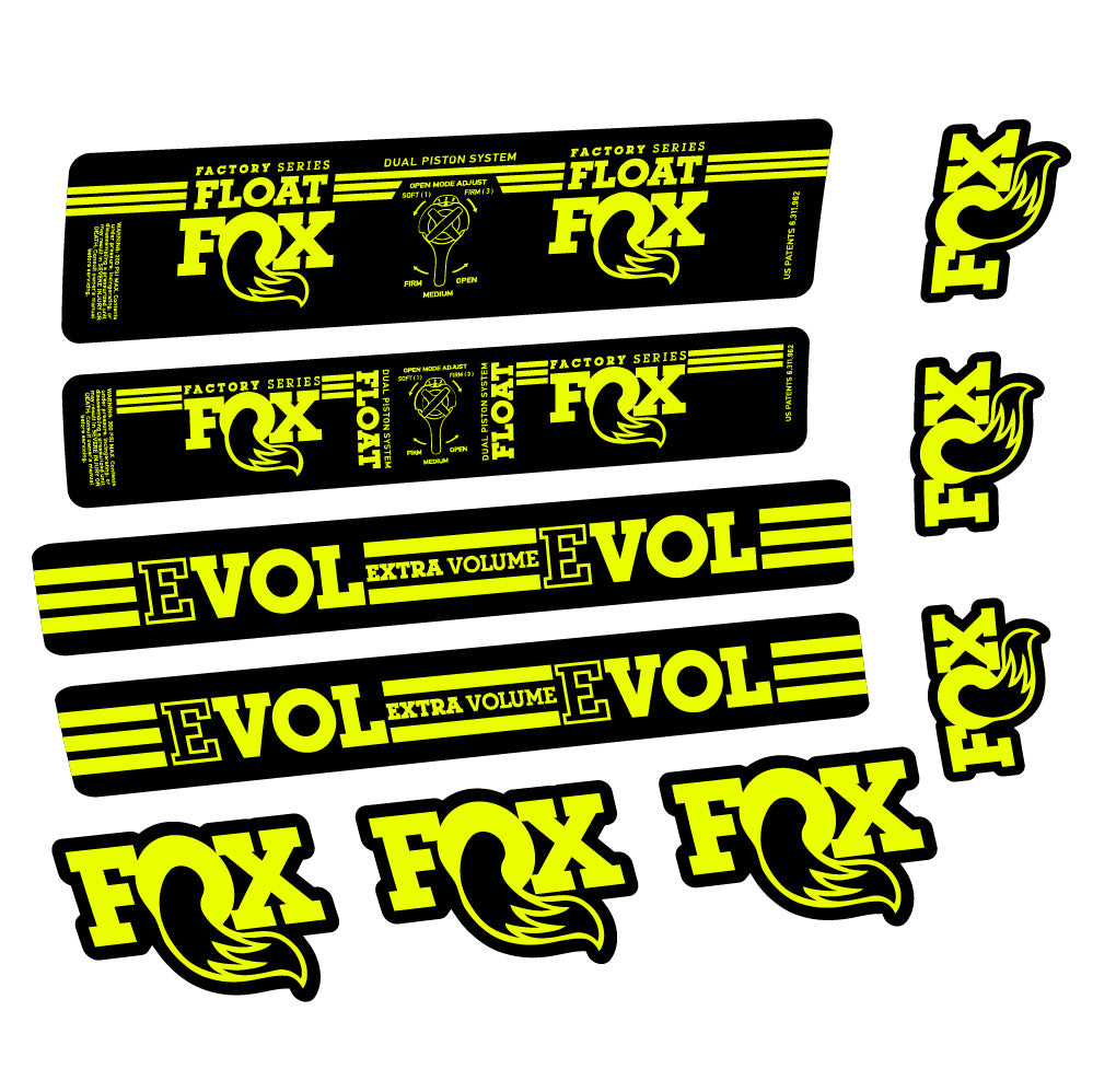 Adesivi Ammortizzatore Fox Float DPS Factory Amortisseur in vinile