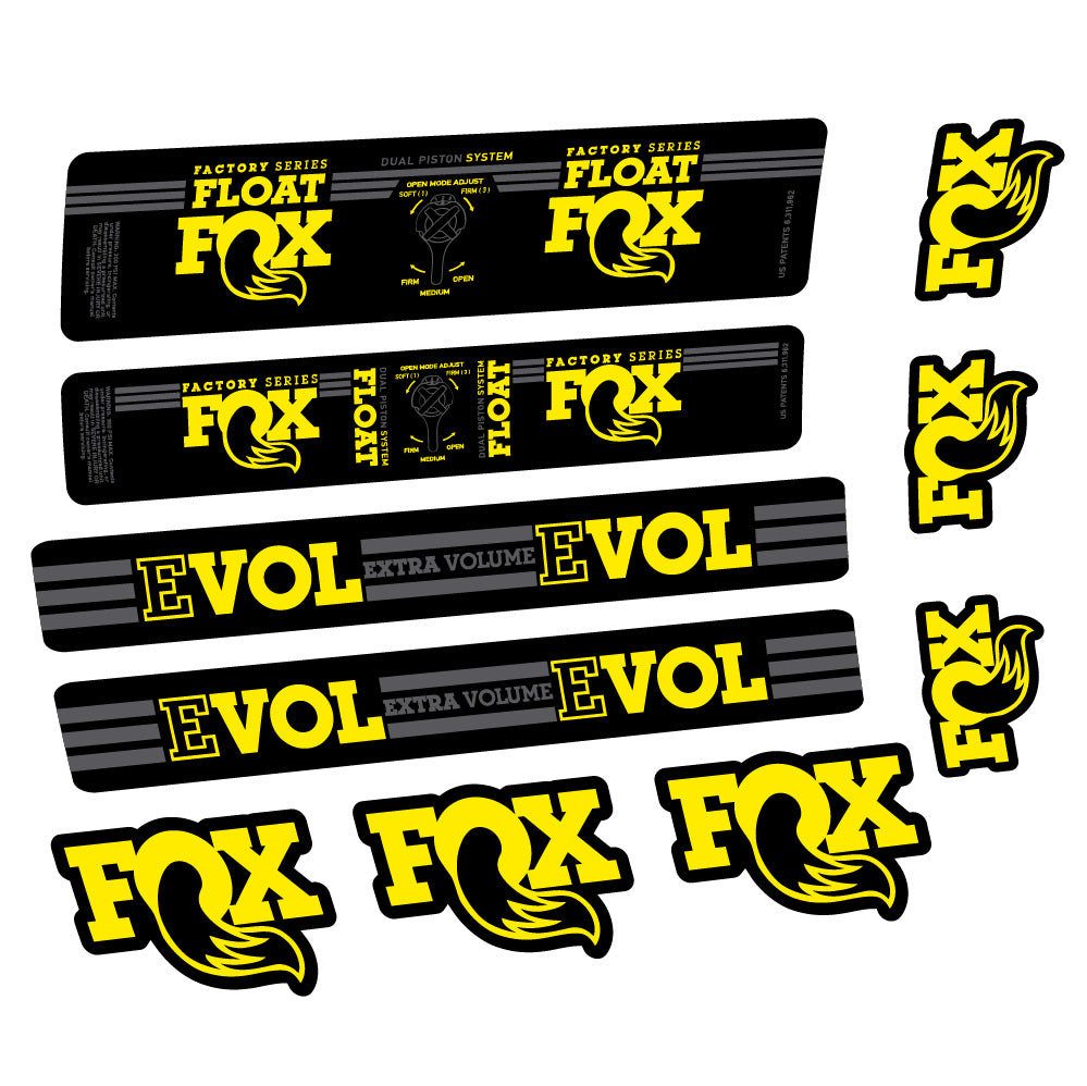Adesivi Ammortizzatore Fox Float DPS Factory Amortisseur in vinile