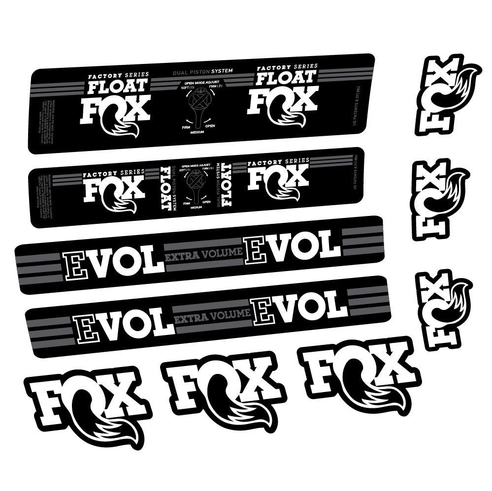 Adesivi Ammortizzatore Fox Float DPS Factory Amortisseur in vinile