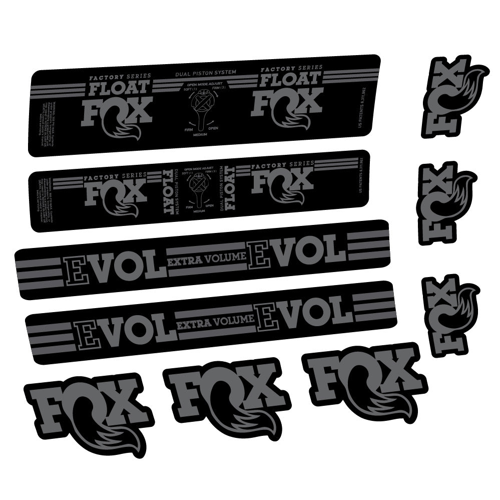 Adesivi Ammortizzatore Fox Float DPS Factory Amortisseur in vinile