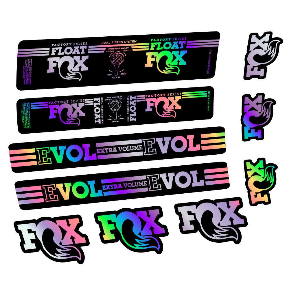 Adesivi Ammortizzatore Fox Float DPS Factory Amortisseur in vinile