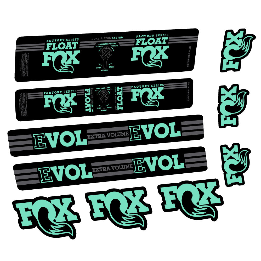 Adesivi Ammortizzatore Fox Float DPS Factory Amortisseur in vinile