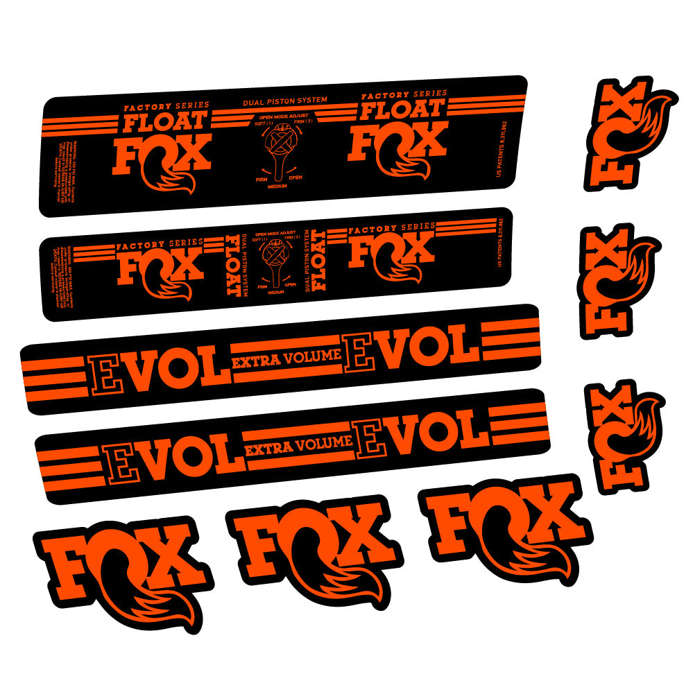 Adesivi Ammortizzatore Fox Float DPS Factory Amortisseur in vinile