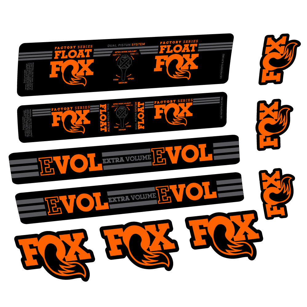 Adesivi Ammortizzatore Fox Float DPS Factory Amortisseur in vinile