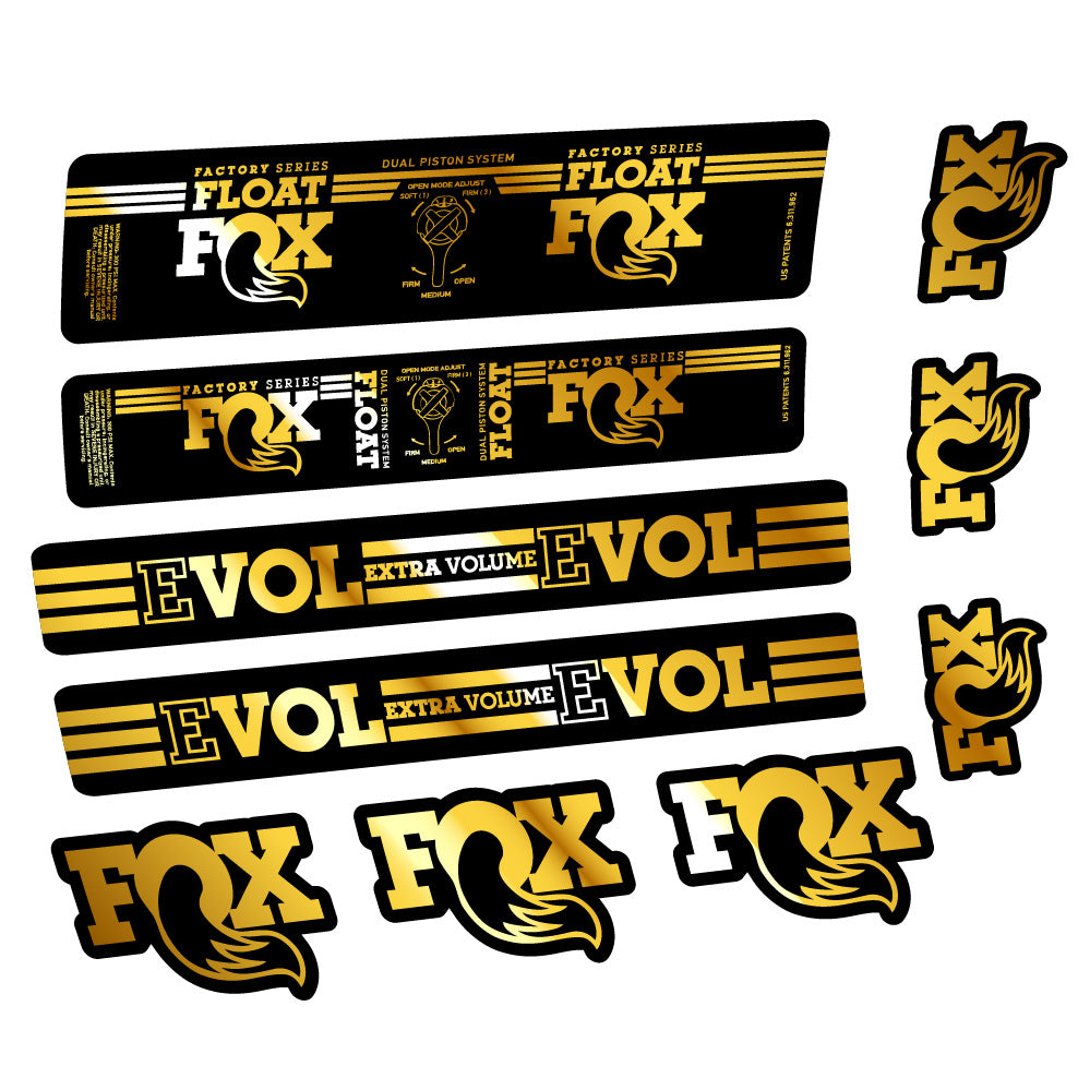 Adesivi Ammortizzatore Fox Float DPS Factory Amortisseur in vinile