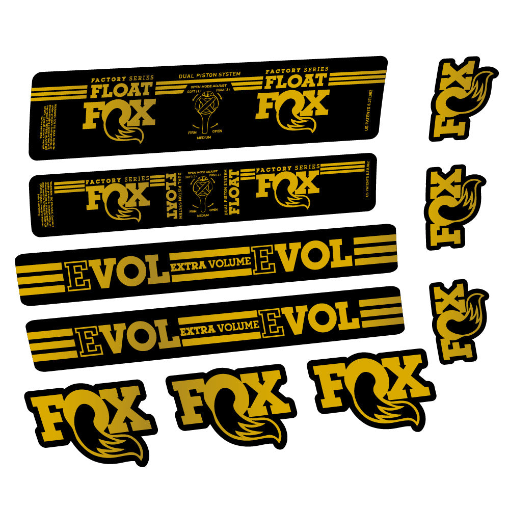 Adesivi Ammortizzatore Fox Float DPS Factory Amortisseur in vinile