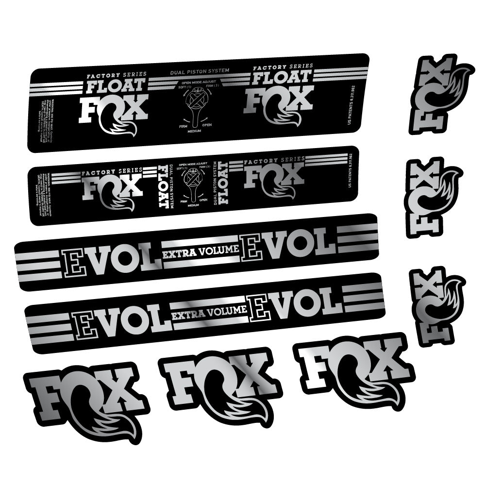 Adesivi Ammortizzatore Fox Float DPS Factory Amortisseur in vinile