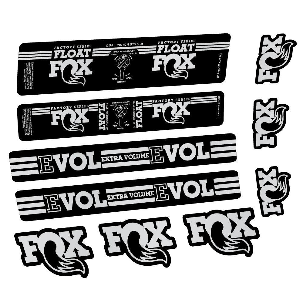 Adesivi Ammortizzatore Fox Float DPS Factory Amortisseur in vinile