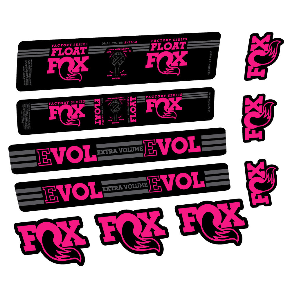 Adesivi Ammortizzatore Fox Float DPS Factory Amortisseur in vinile