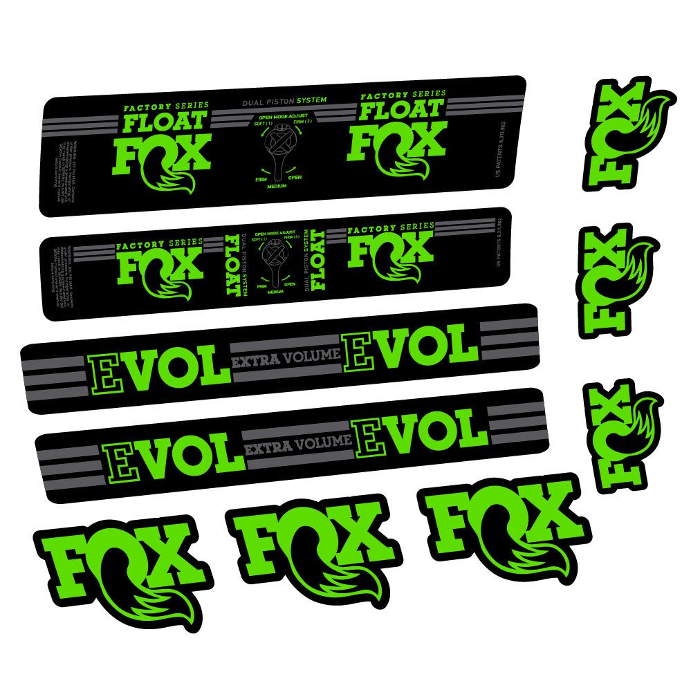 Adesivi Ammortizzatore Fox Float DPS Factory Amortisseur in vinile