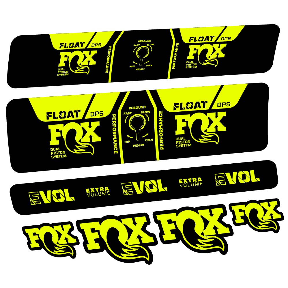 Adesivi Ammortizzatore Fox Float DPS Performance 2021 in vinile