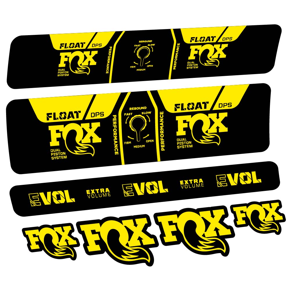 Adesivi Ammortizzatore Fox Float DPS Performance 2021 in vinile