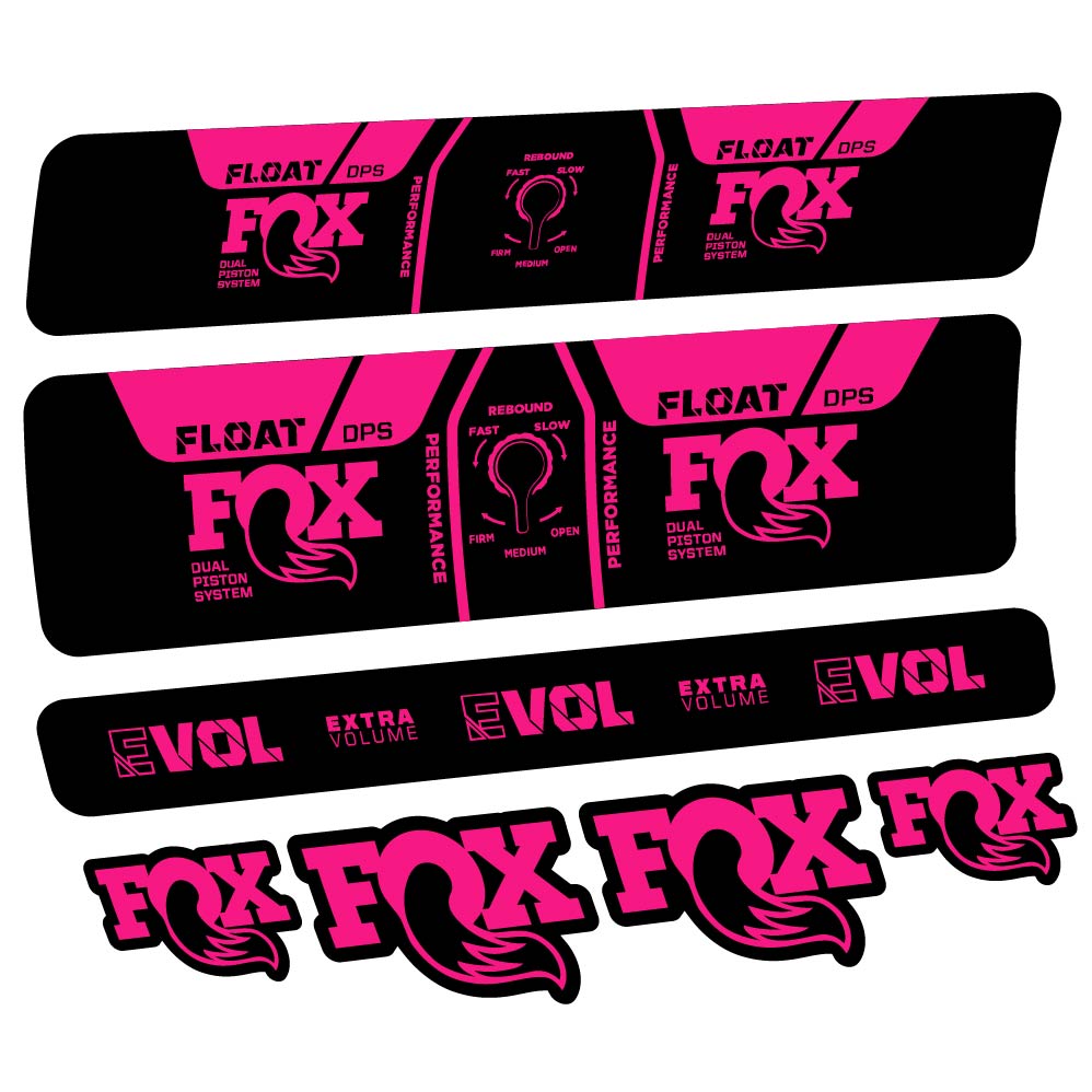 Adesivi Ammortizzatore Fox Float DPS Performance 2021 in vinile