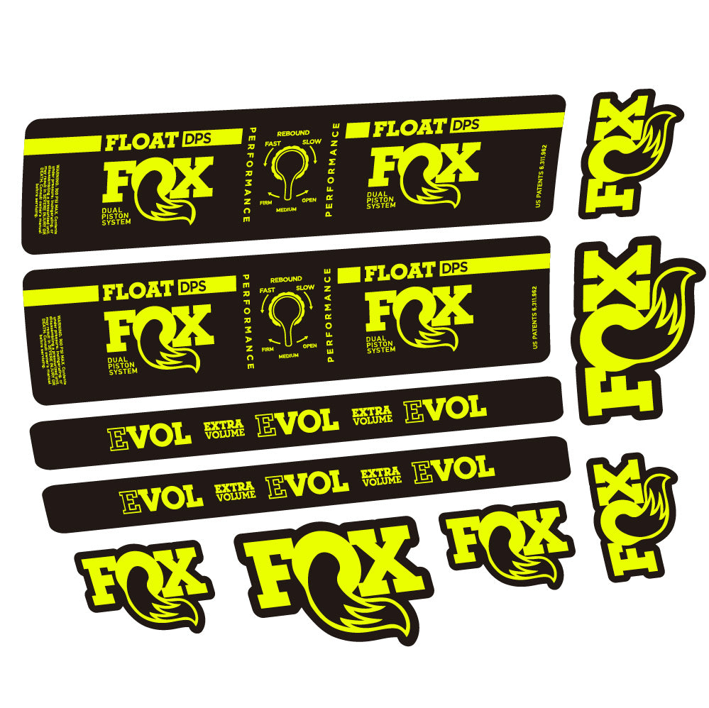 Adesivi Ammortizzatore Fox Float DPS Performance in vinile