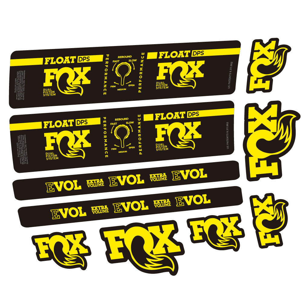 Adesivi Ammortizzatore Fox Float DPS Performance Amortisseur in vinile