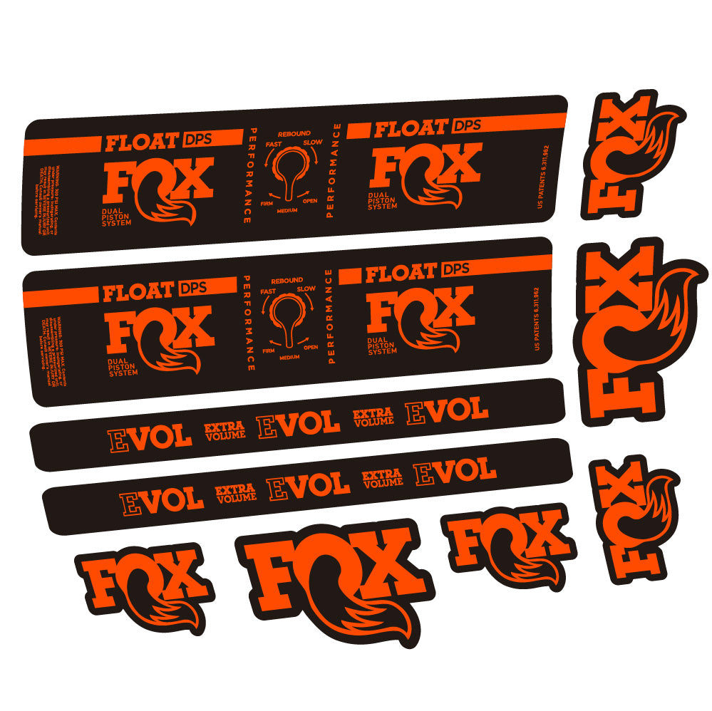 Adesivi Ammortizzatore Fox Float DPS Performance in vinile