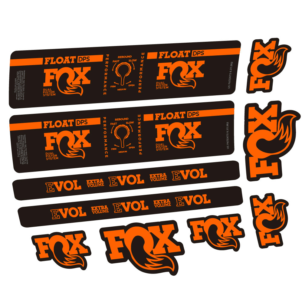 Adesivi Ammortizzatore Fox Float DPS Performance Amortisseur in vinile