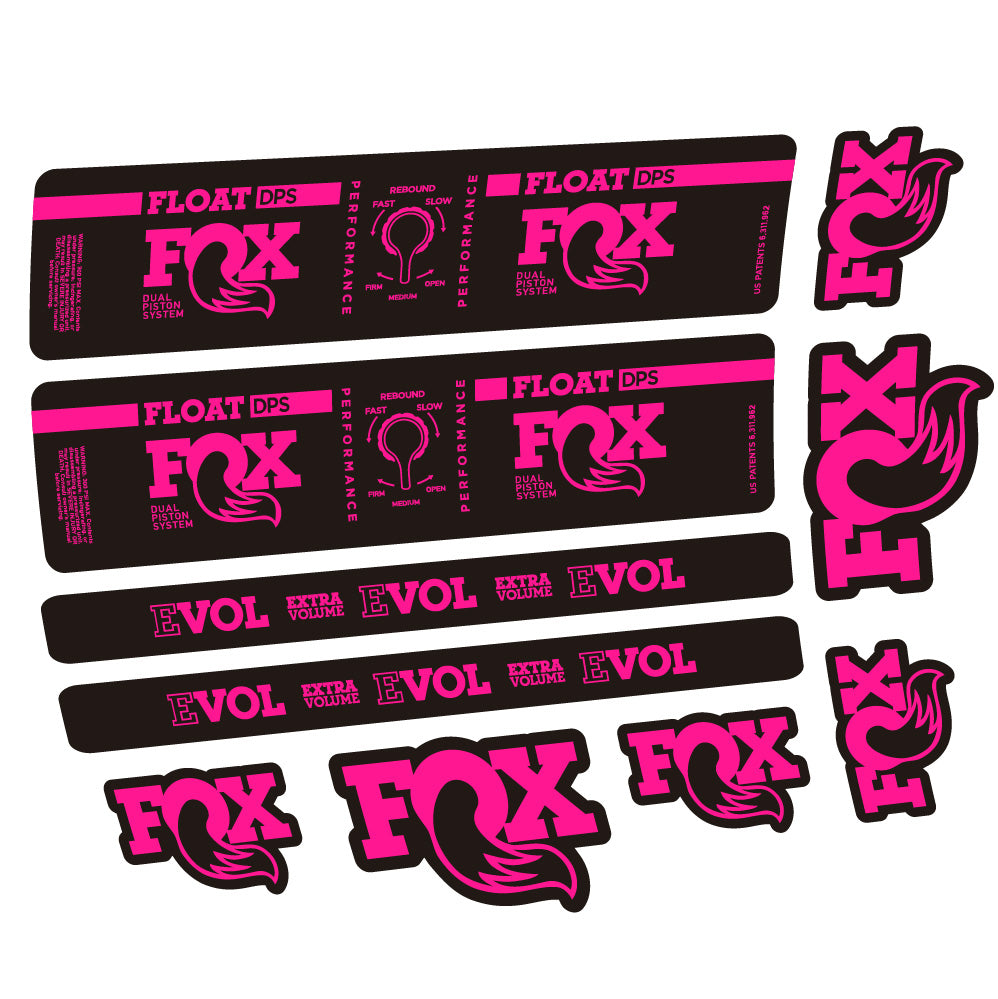 Adesivi Ammortizzatore Fox Float DPS Performance in vinile