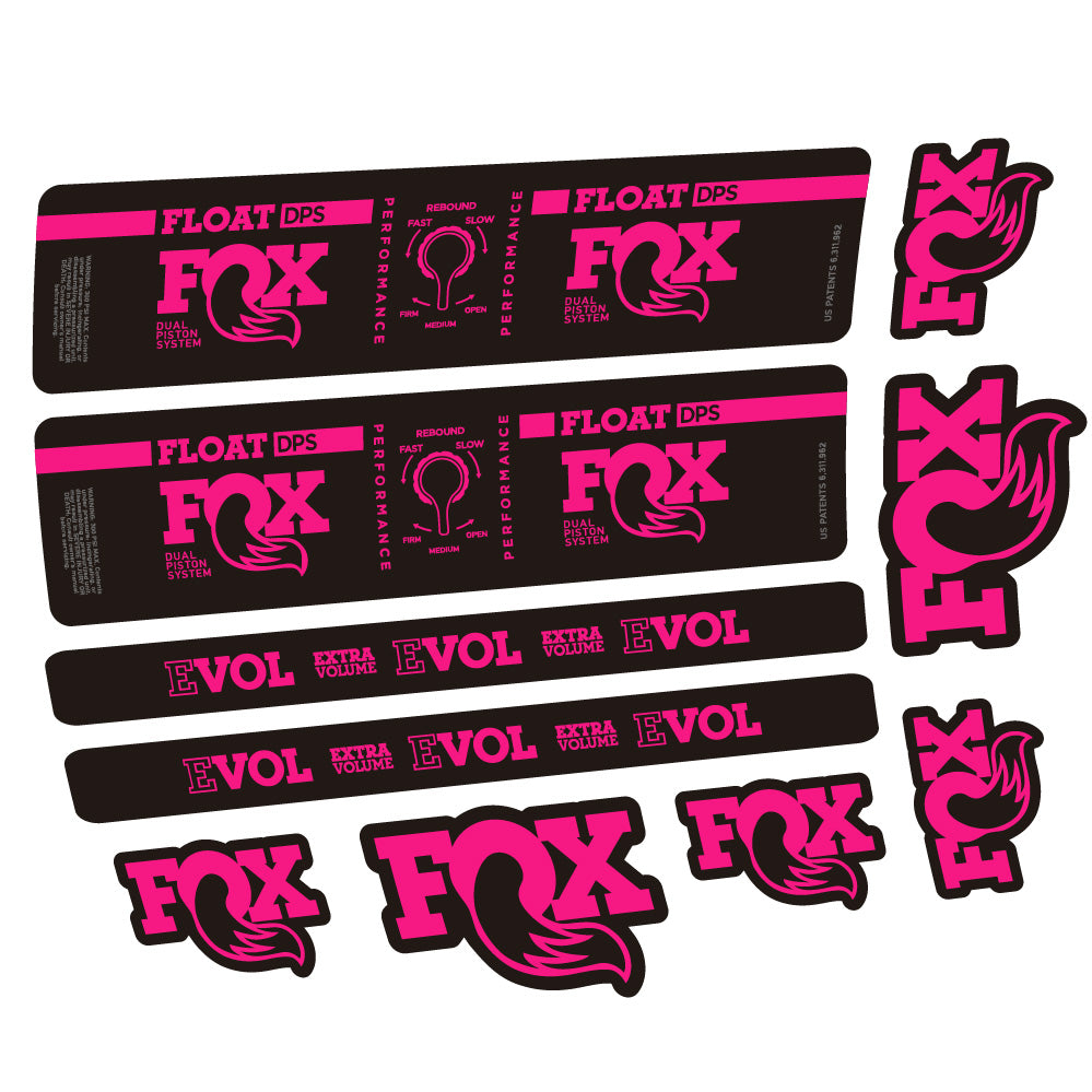 Adesivi Ammortizzatore Fox Float DPS Performance Amortisseur in vinile