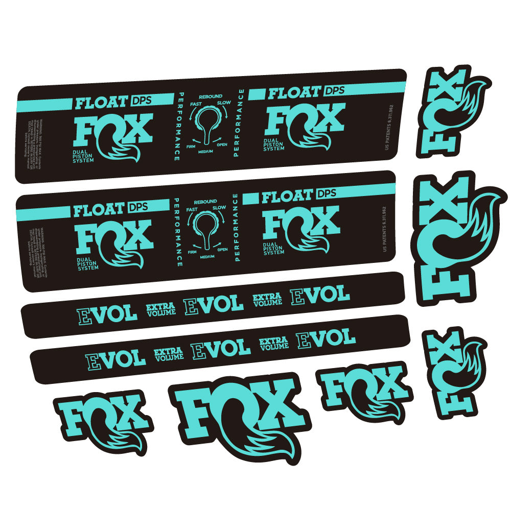 Adesivi Ammortizzatore Fox Float DPS Performance Amortisseur in vinile