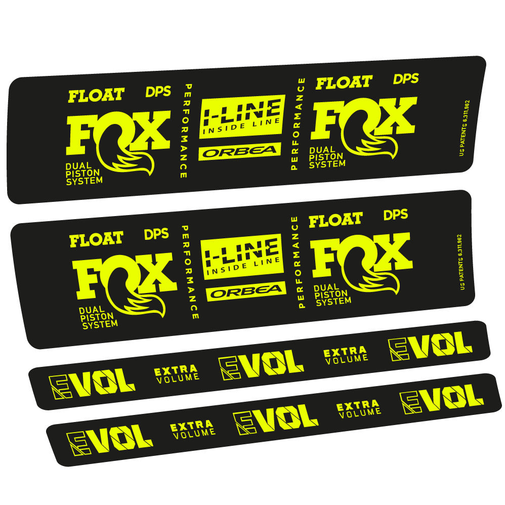 Adesivi Ammortizzatore Fox Float DPS Performance I Line in vinile
