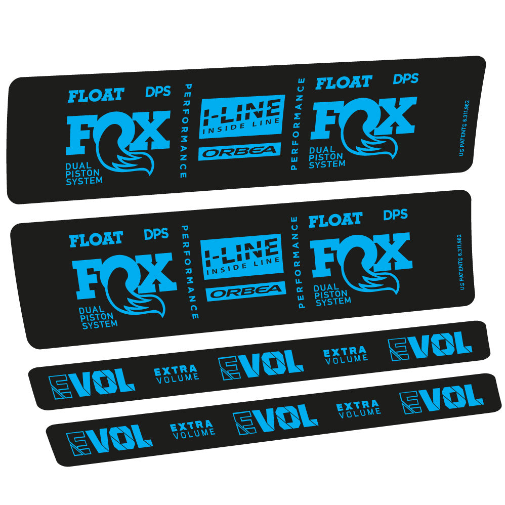 Adesivi Ammortizzatore Fox Float DPS Performance I Line in vinile