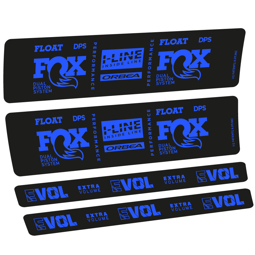 Adesivi Ammortizzatore Fox Float DPS Performance I Line in vinile