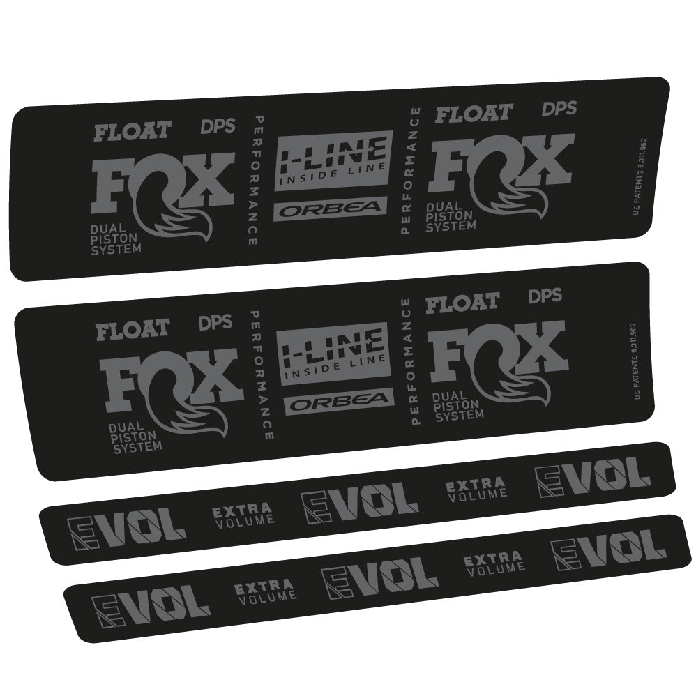Adesivi Ammortizzatore Fox Float DPS Performance I Line in vinile