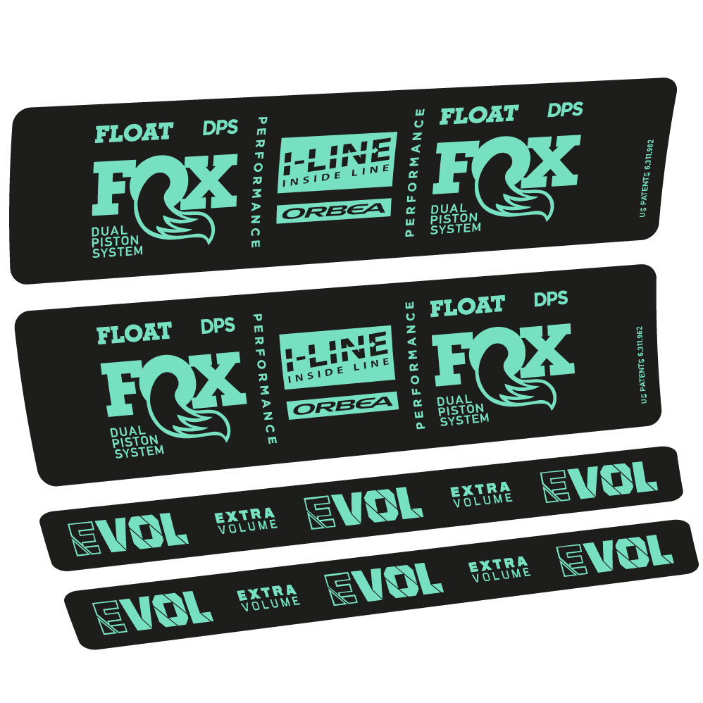 Adesivi Ammortizzatore Fox Float DPS Performance I Line in vinile