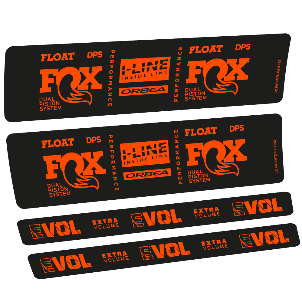Adesivi Ammortizzatore Fox Float DPS Performance I Line in vinile