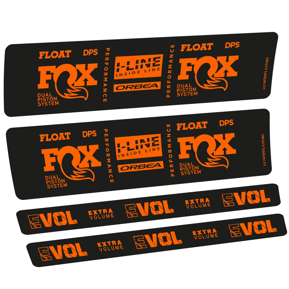 Adesivi Ammortizzatore Fox Float DPS Performance I Line in vinile