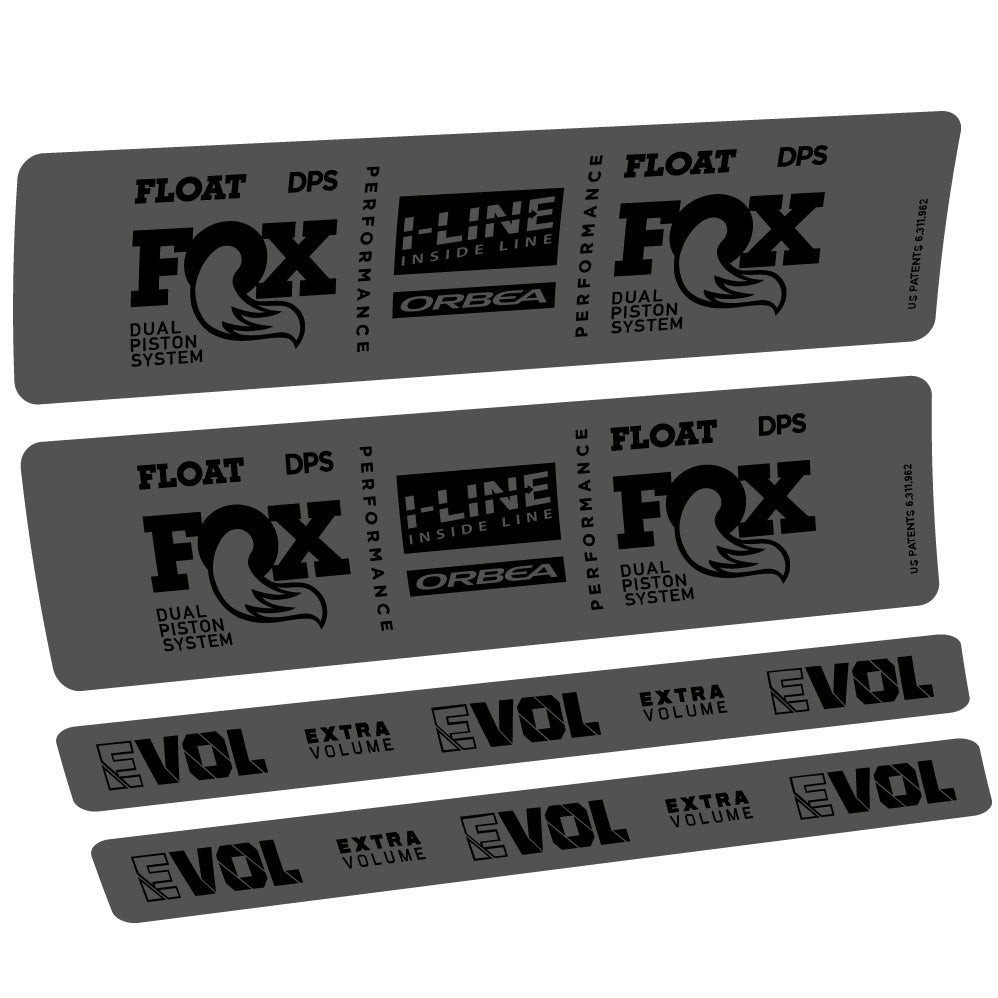 Adesivi Ammortizzatore Fox Float DPS Performance I Line in vinile