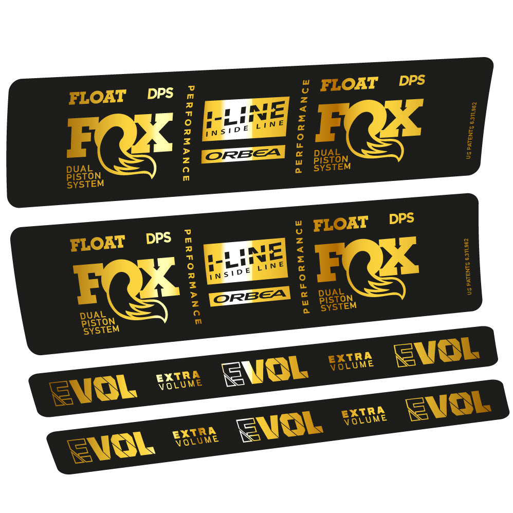 Adesivi Ammortizzatore Fox Float DPS Performance I Line in vinile