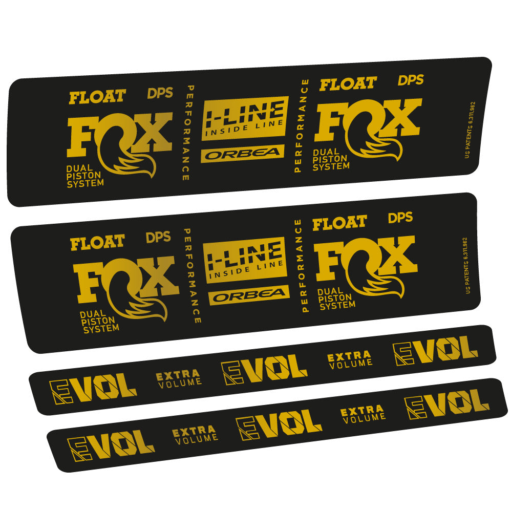 Adesivi Ammortizzatore Fox Float DPS Performance I Line in vinile