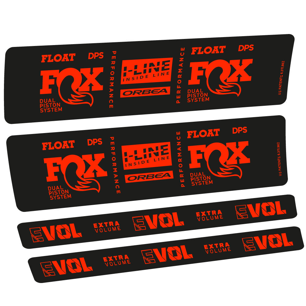 Adesivi Ammortizzatore Fox Float DPS Performance I Line in vinile