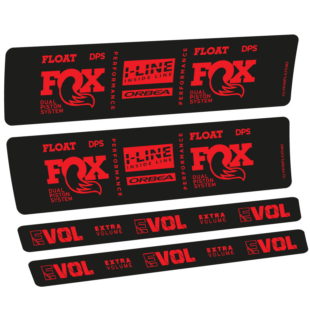 Adesivi Ammortizzatore Fox Float DPS Performance I Line in vinile